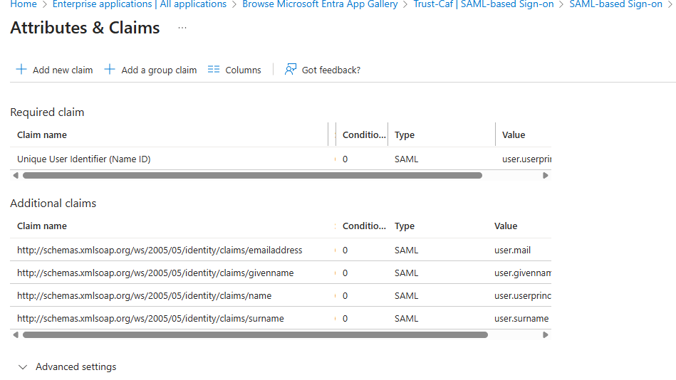 Entra ID - Attributes & Clains
