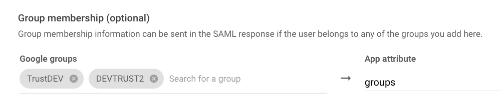 Google - Add Group Claim