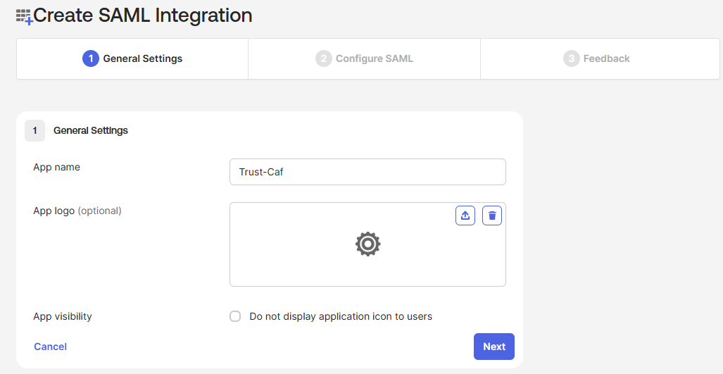 Okta - App Name