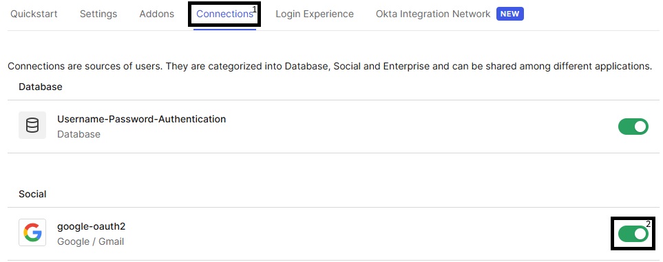 Auth0 - Connections
